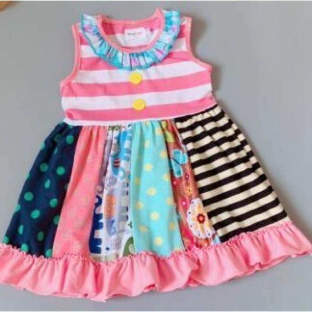 NEW Sassy Muffin Dress Size 6-9 mos